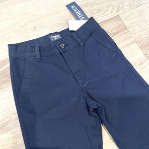 Boys Sz 8 Flat Front Cotton Pants with stretch